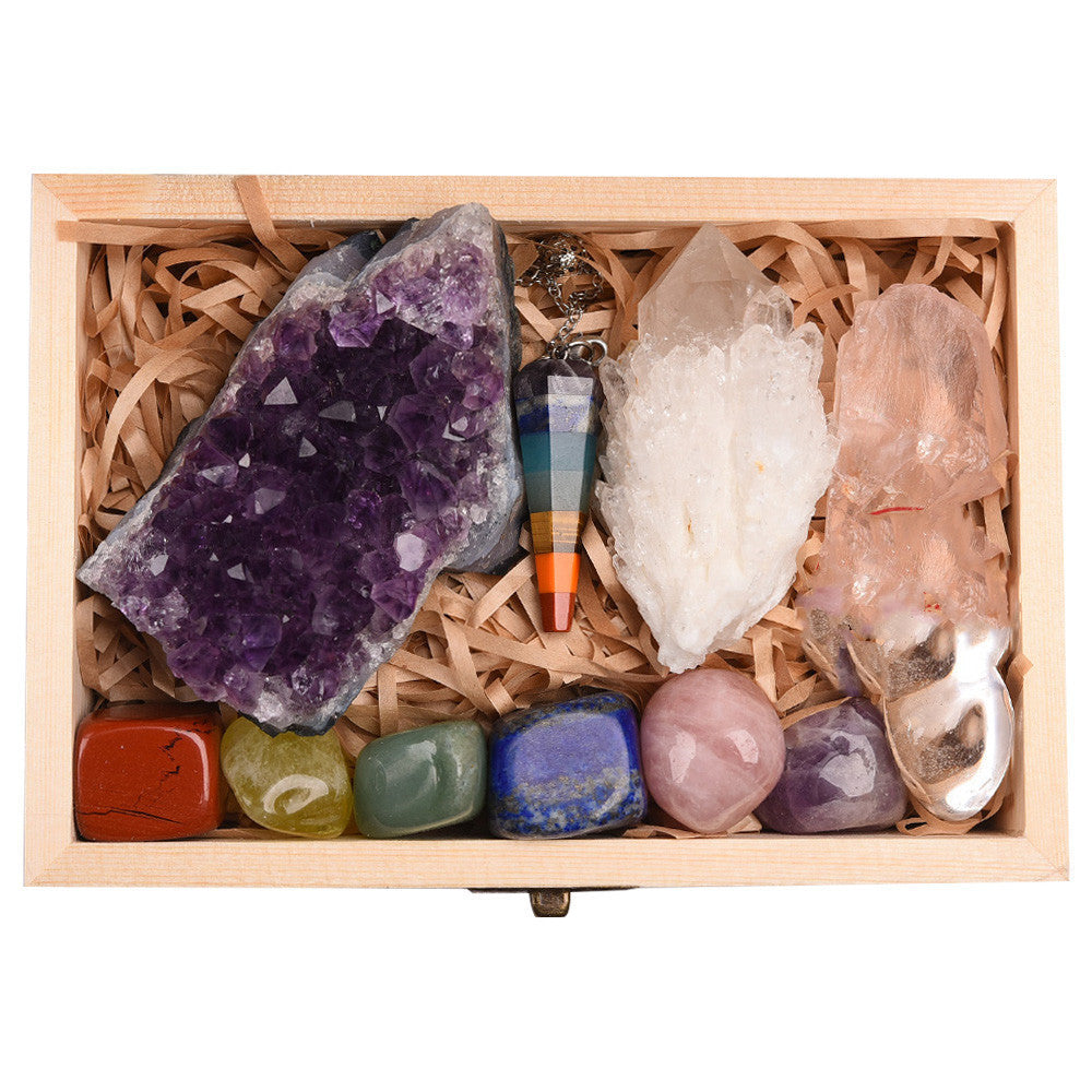 Natural crystal quarry gift Box 🇨🇳