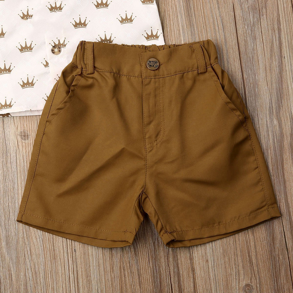 Summer boy T-shirt Shorts Kids Sets 🇨🇳