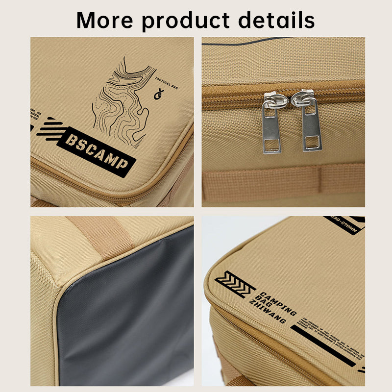 Outdoor bag, large - capacity foldable storage box, camping gear for picnic, portable, water - resistant 🇨🇳