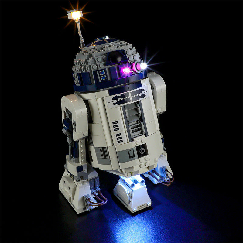 YEABRICKS is compatible with LEGO 75379 Star Wars R2-D2 LED lighting, building block toys, assembly lights 🇨🇳
