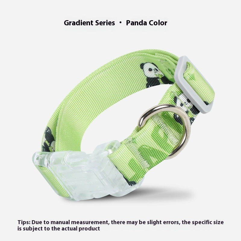 Dog Collar Cartoon Gradient Printing Adjustable 🇬🇧
