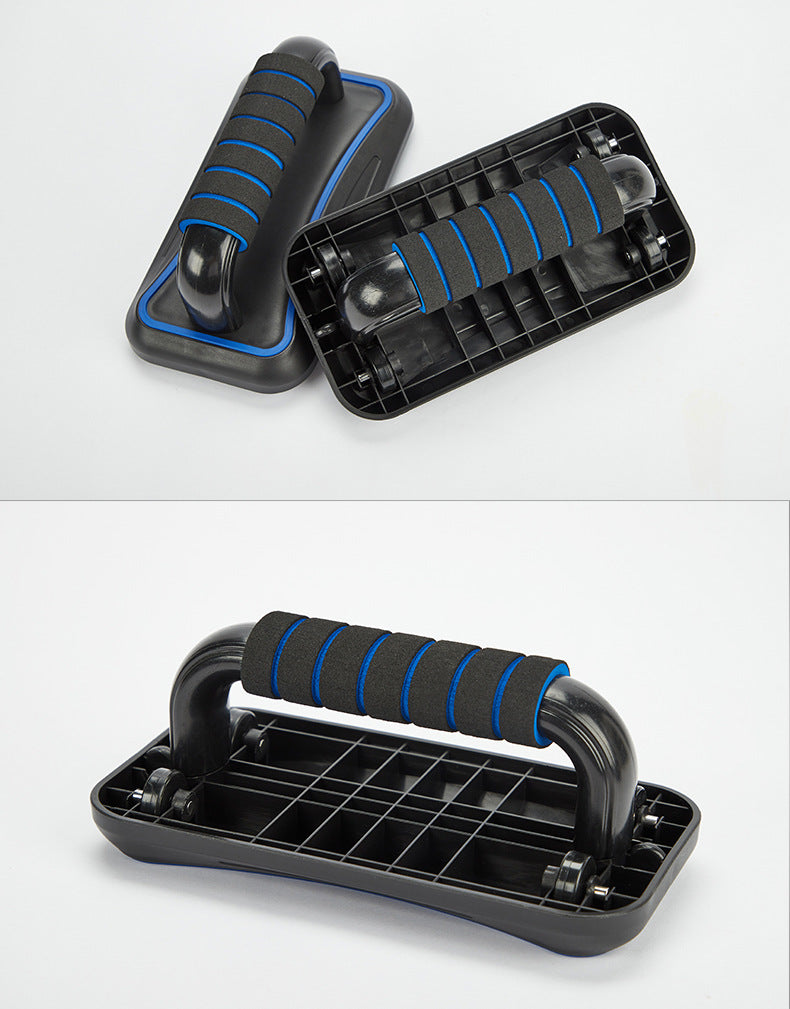 Abdominal Wheel Four-wheel AB Rocket Push Up Bar Fitness Exercise 🇨🇳