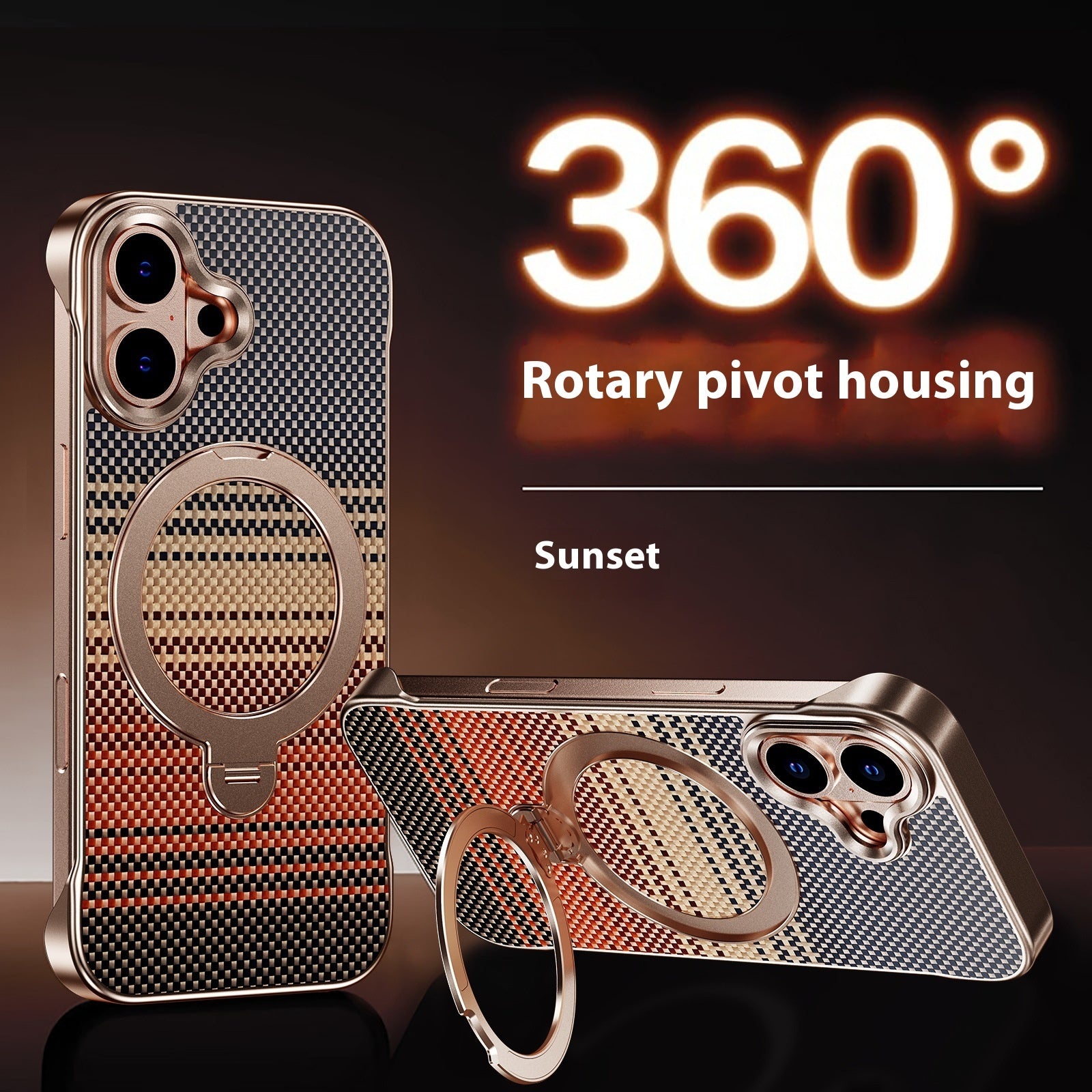 Suitable For 171615Promax Aramid Fiber  Bracket Frameless Phone Case 🇨🇳