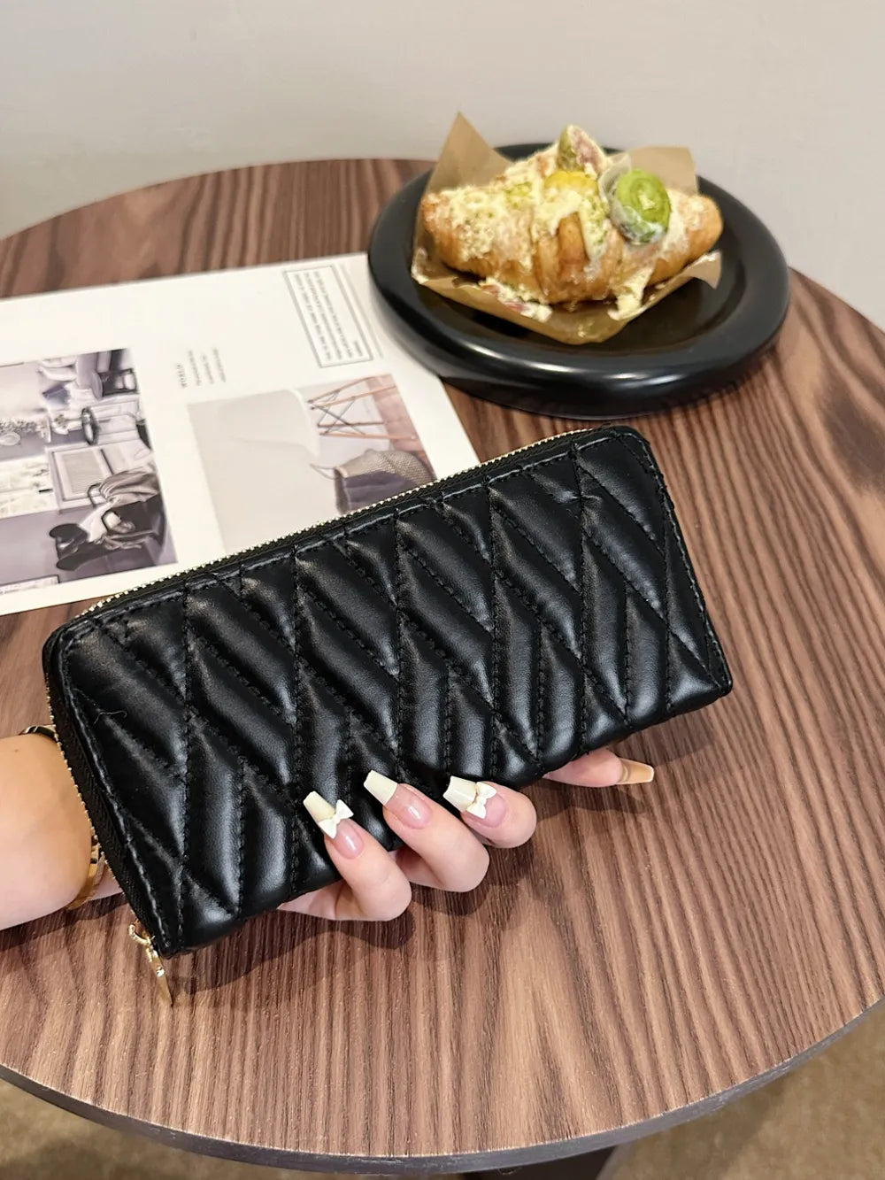 PU Leather Solid Color Wallet 🇨🇳