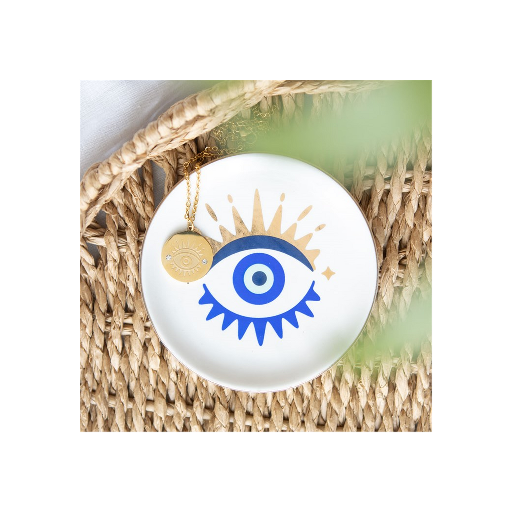 All Seeing Eye Necklace & Dish Gift Set 🇬🇧