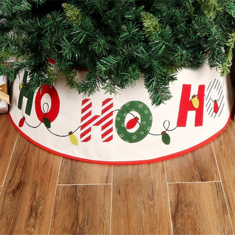 Creative Letters Christmas-tree Skirt Home Decorations 🇨🇳