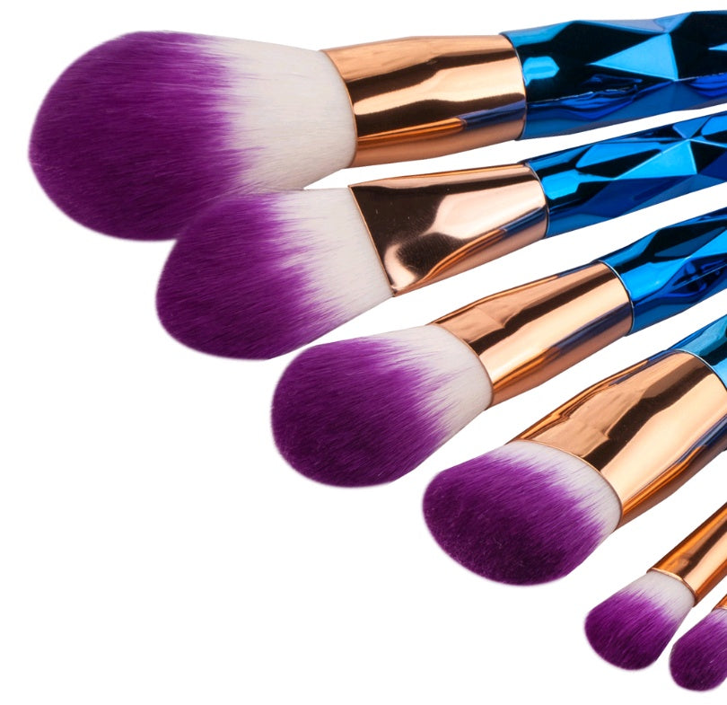 7 makeup brushes, makeup tools, diamond makeup brush foundation brush 🇨🇳