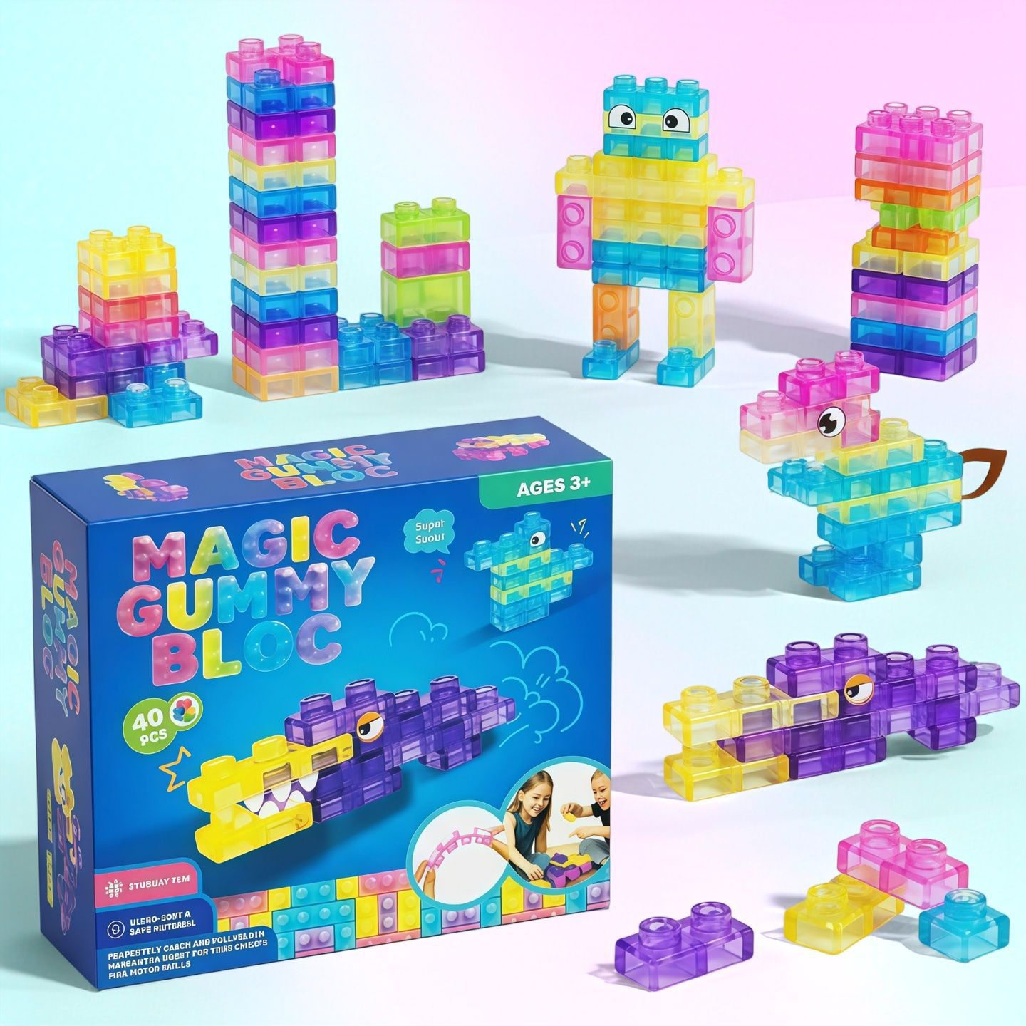 Jelly Block Decompression Toy For Children 🇨🇳