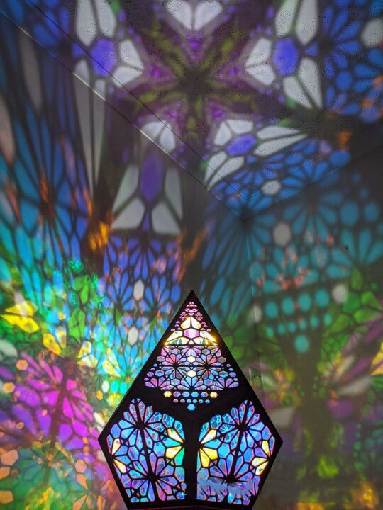 Floor Lamp- Bohemian Light Spot Diamond Light Hollow Bohemian Colorful Lights 🇨🇳