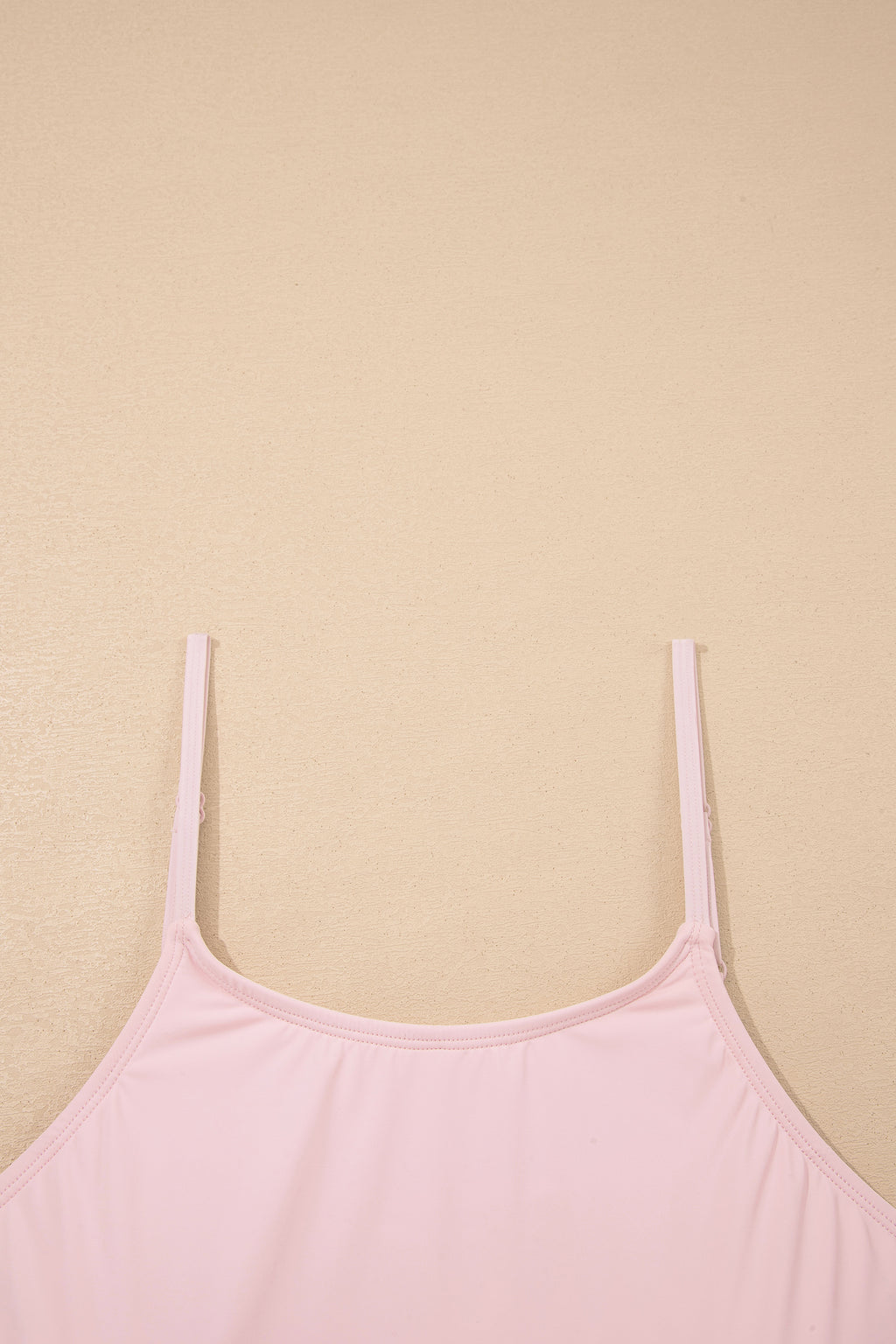 Pink Plus Size Build-in Shorts Sleeveless Dress With Short Two Piece Set 🇺🇸