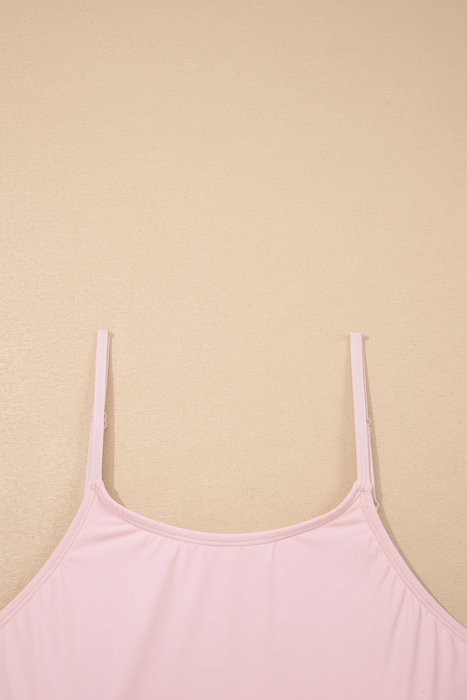 Pink Plus Size Build-in Shorts Sleeveless Dress With Short Two Piece Set 🇺🇸