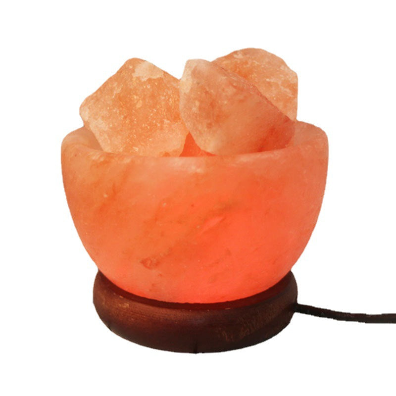 Crystal Salt Stone Lamp LED Colorful Color Changing Decoration 🇨🇳