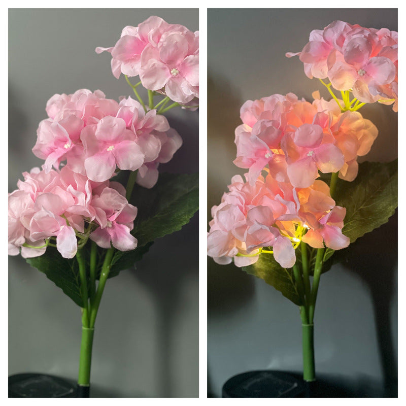Solar Hydrangea Lights Floor Outlet Outdoor Garden Decorative Lights 🇨🇳