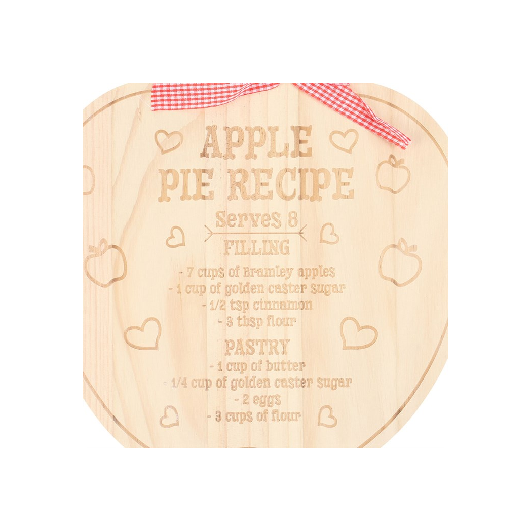 Apple Pie Recipe Serving Board 🇬🇧