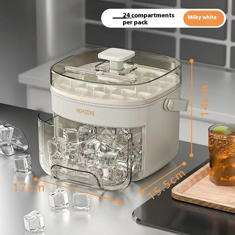 Press-type Convenient Outdoor Portable Ice Tray Large Capacity Ice Bucket 🇨🇳