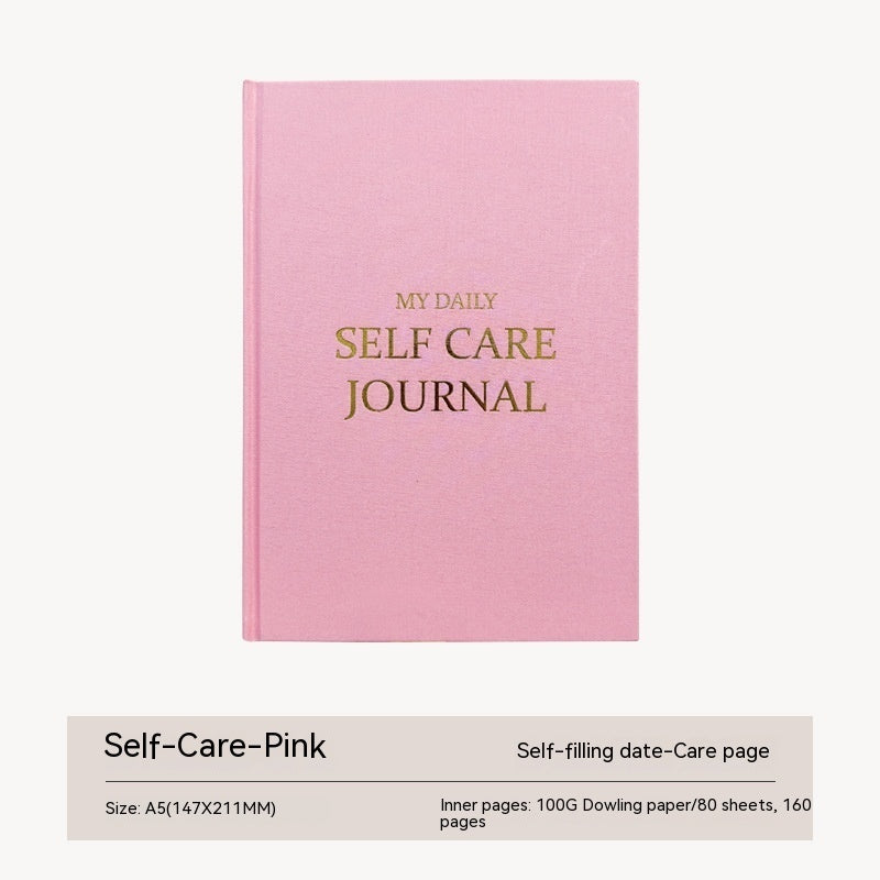 Thanksgiving Diary Happy Self-care Diary Boy English Version A5 Notebook Cloth Book  🇨🇳