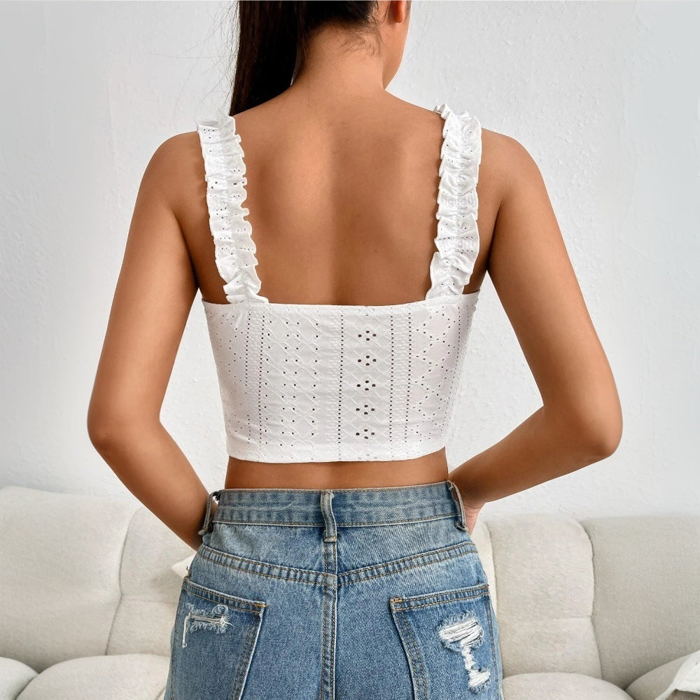 Women's Elegant Lace Camisole Flattering Top 🇨🇳