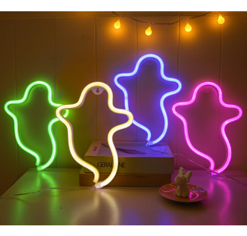Halloween Ghost Neon Home Creative Modeling Lamp 🇨🇳