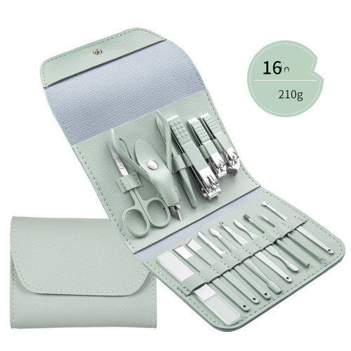 Professional Scissors Nail Clippers Set Ear Spoon Dead Skin Pliers Nail Cutting Pliers Pedicure Knife Nail Groove Trimmers 🇨🇳