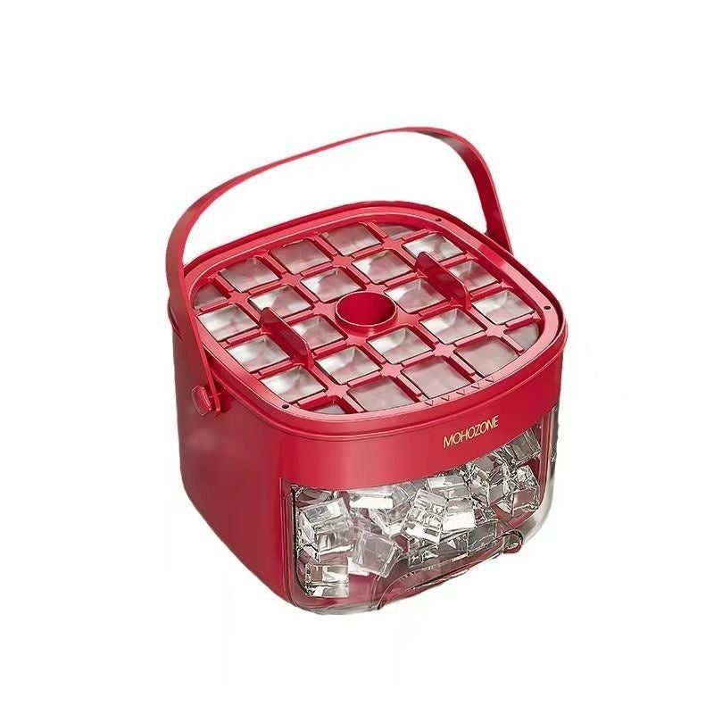 Press-type Convenient Outdoor Portable Ice Tray Large Capacity Ice Bucket 🇨🇳