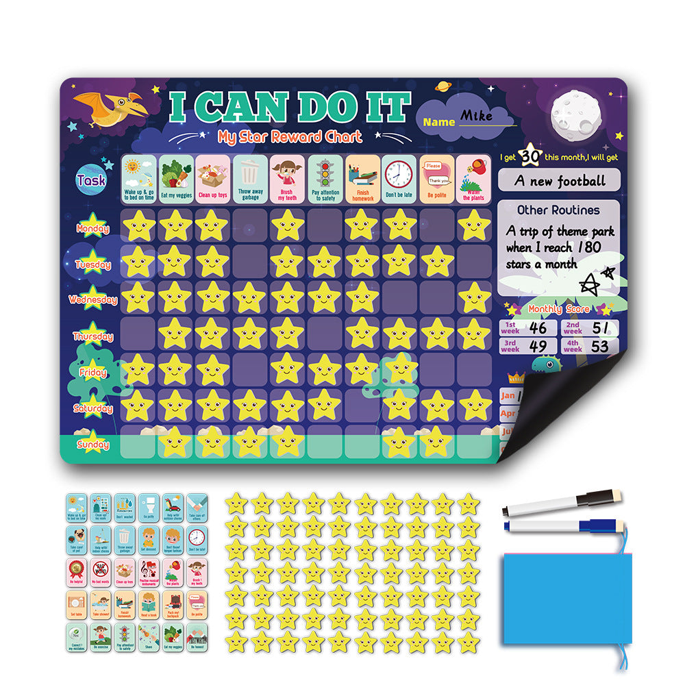 Reward Magnetic Self-Discipline Form For Kids 🇨🇳