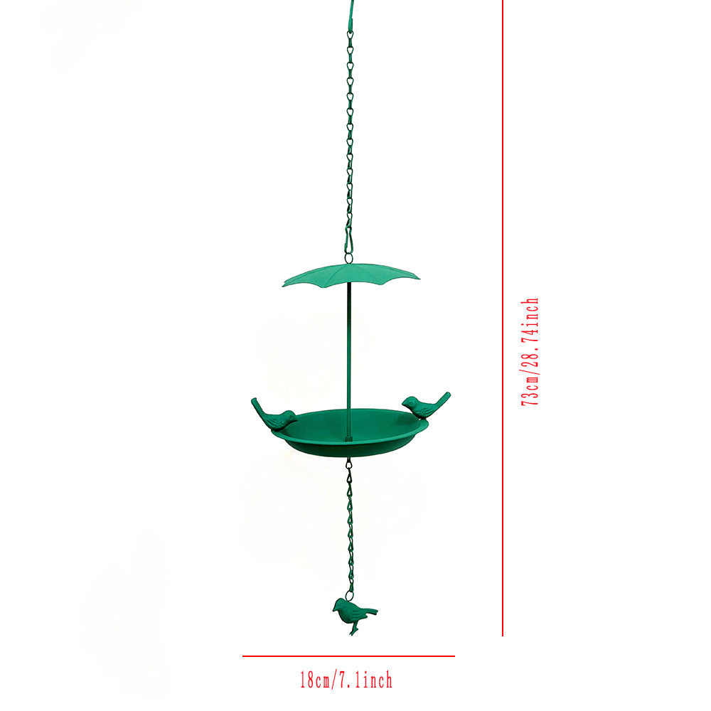 Outdoor Metal Bird House Metal Iron Art Metal Feeder Garden Tub Hummingbird Feeder 🇨🇳