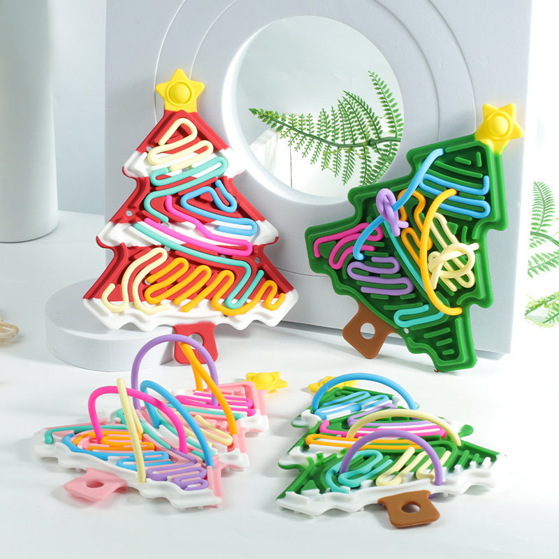 Christmas Tree Decompression Plate Space Sensory Children's Educational Toys 🇨🇳