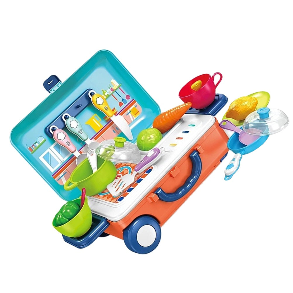 1 Set Of Fun Children's Role Playing Tableware Educational Toys Kitchen Tool 🇨🇳