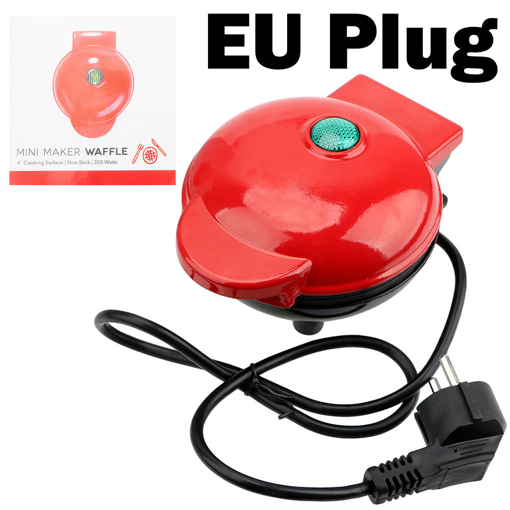 Electric Waffle Maker Machine EU Plug Mini Eggette Breakfast Pot Pan Bubble Egg Cake Oven Waffle Molds 🇨🇳