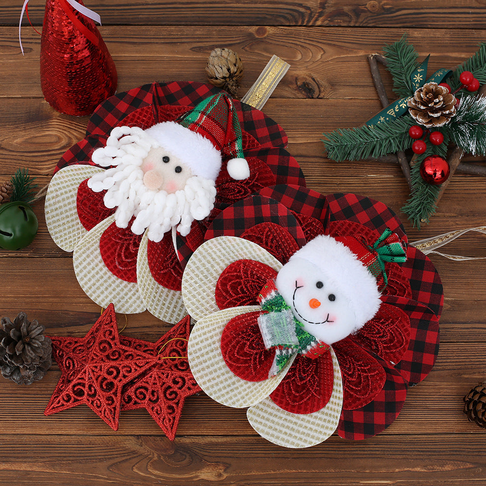 Christmas Tree Star Pendant Door Hanger Festive Atmosphere Ornament 🇨🇳