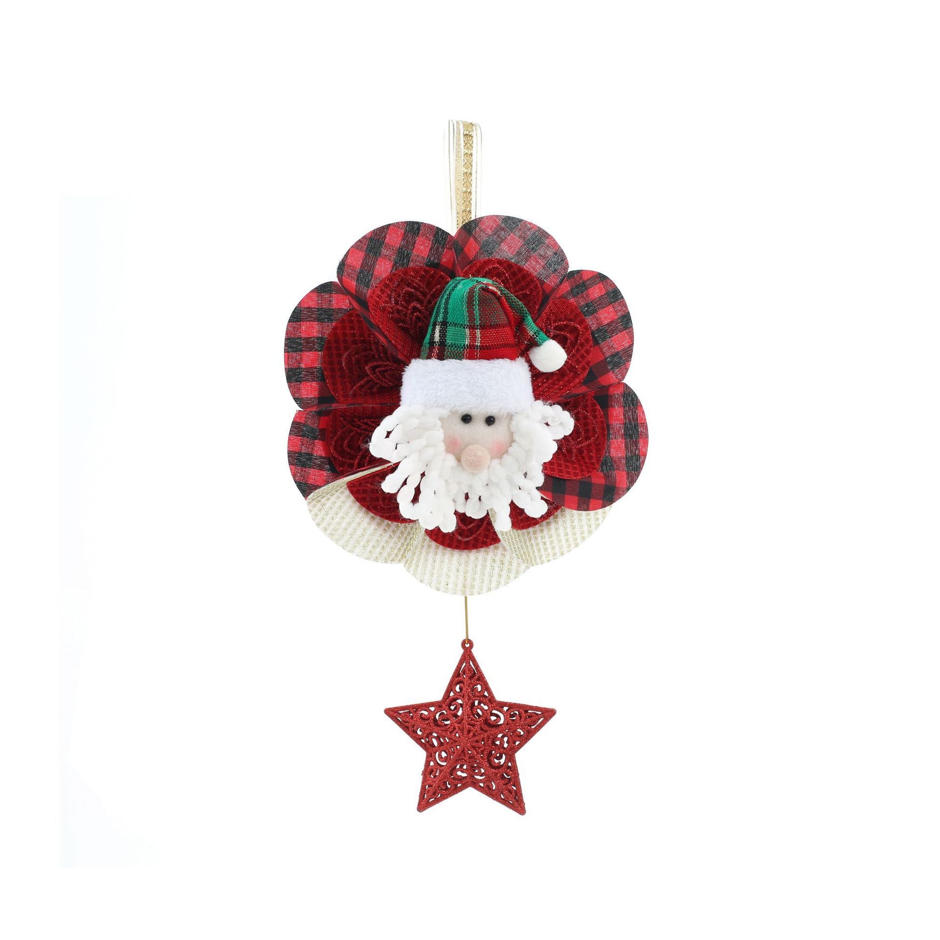 Christmas Tree Star Pendant Door Hanger Festive Atmosphere Ornament 🇨🇳