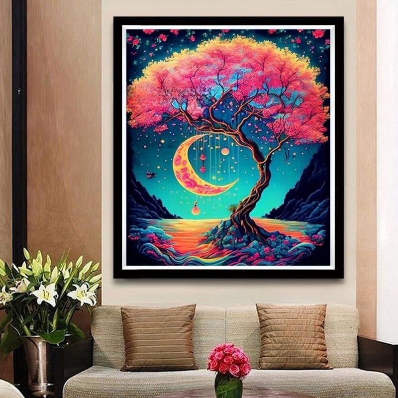 Diy Full Diamond Cross Stitch Living Room Decorative Painting 🇨🇳