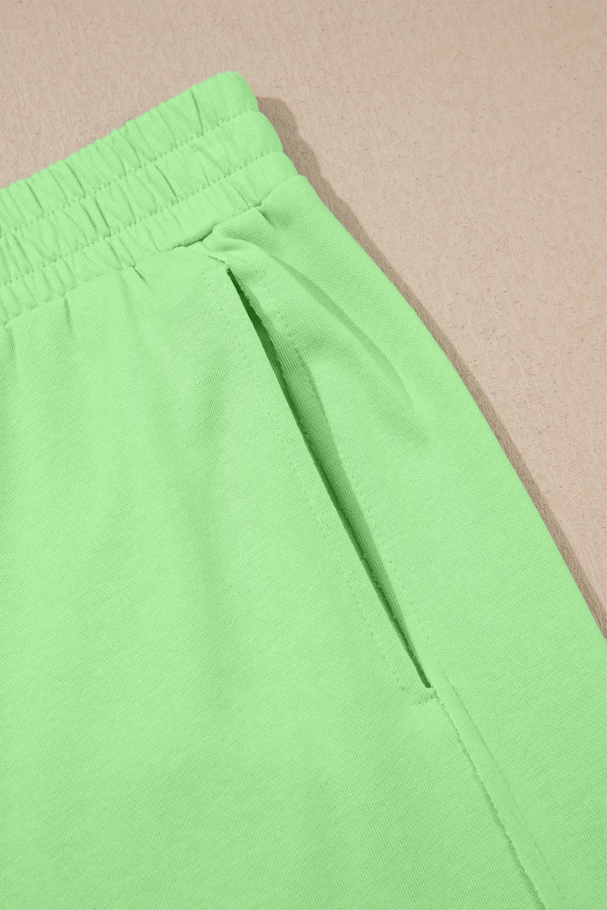 Green Solid Cover Oversize Tee Pocketed Casual Pants 2pcs Outfit 🇺🇸