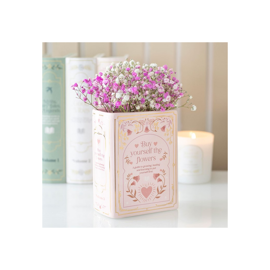Pink Book Shaped Vase 🇬🇧