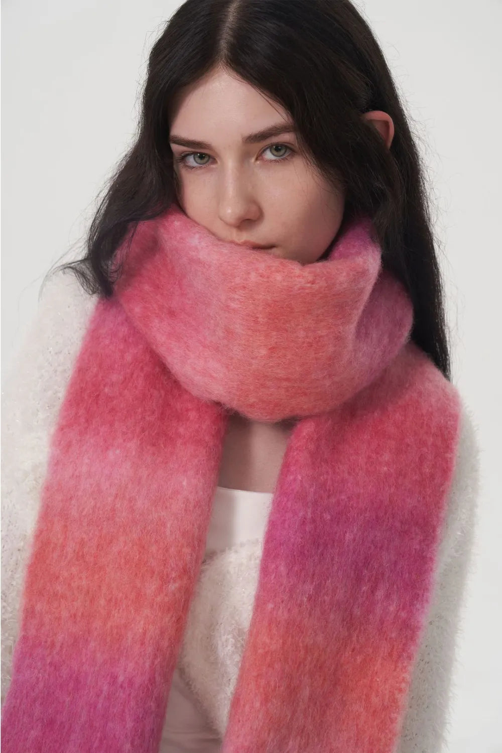 Fringe Gradient Thermal Scarf 🇨🇳