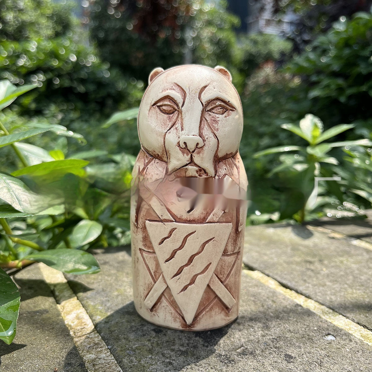 Leisure Nordic Viking God Wooden Statue 🇨🇳