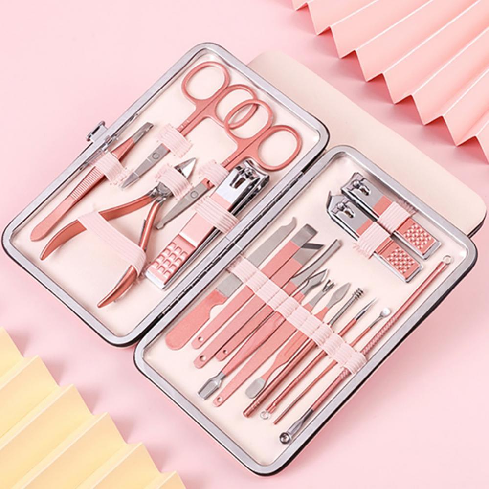 Professional Scissors Nail Clippers Set Ear Spoon Dead Skin Pliers Nail Cutting Pliers Pedicure Knife Nail Groove Trimmers 🇨🇳