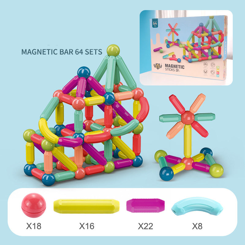 Baby Toys Magnetic Stick Building Blocks Game Magnets Children Set Kids Magnets For Children Magnetic Toy Bricks 🇨🇳