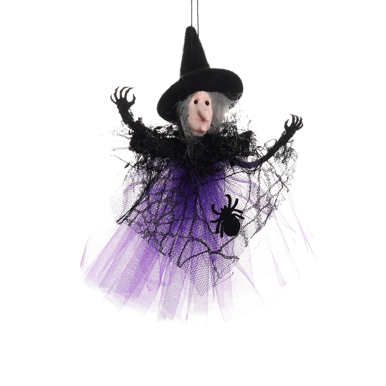 Halloween mesh pendant bar pumpkin witch ghost pendant scene decoration prank pendant 🇨🇳
