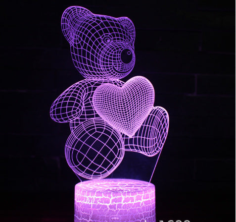 3D Lamp Acrylic USB LED Night Lights Neon Sign Lamp  🇨🇳