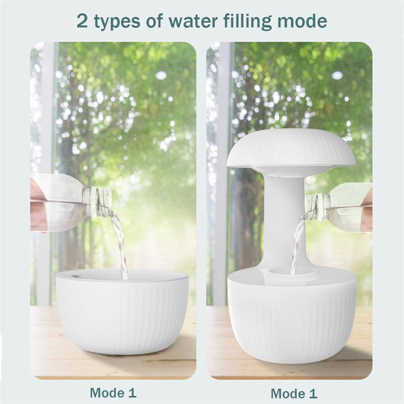 Anti-gravity Air Humidifier Mute Countercurrent Humidifier Levitating Water Drops Cool Mist Maker Fogger Relieve Fatigue 🇨🇳