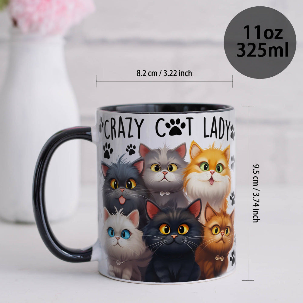 Cat Lover Birthday Gift Coffee Mug 🇨🇳