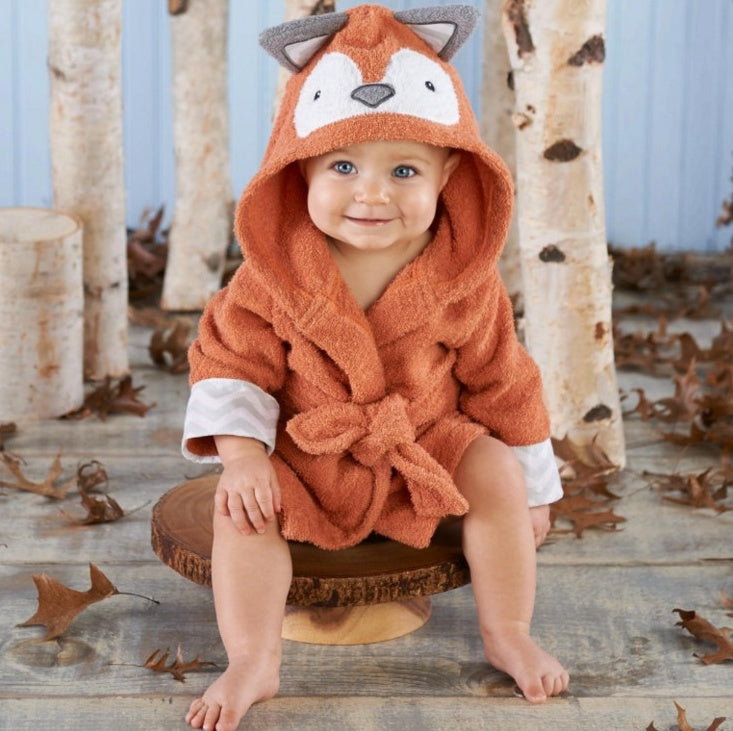 Cartoon Cute Animal Modeling Baby Bath Towels Baby Bathrobes Cotton Children's Bathrobes Baby Hooded 🇨🇳