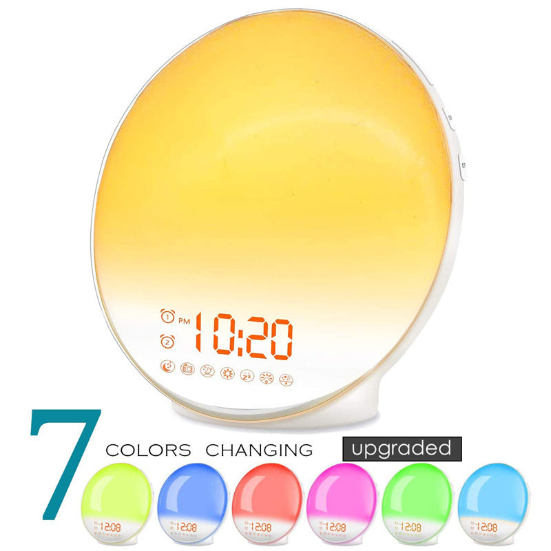Simulated Sunrise Wake-up Light LED Alarm Clock 🇨🇳