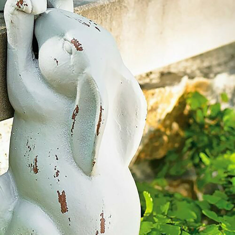 Four Wild Rabbits Ornament Garden Resin Crafts Sculpture Decoration 🇨🇳