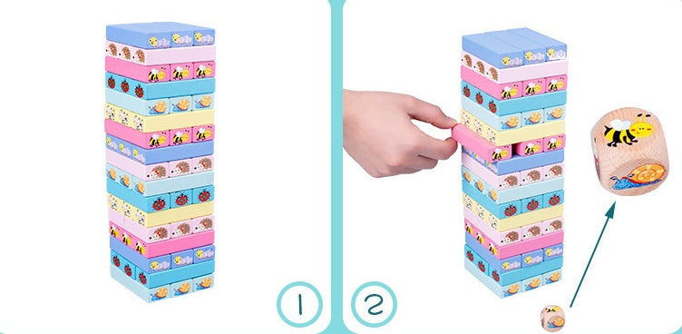 Wooden Children's Parent-child Layered Educational Toys 🇨🇳