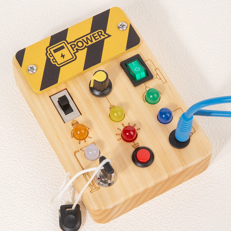 Children's Wooden LED Busy Board Creative Toys 🇨🇳