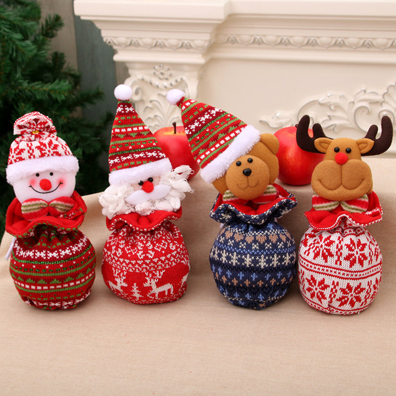 New Christmas Children's Knitted Wool Christmas Eve Goodie Bag 🇨🇳
