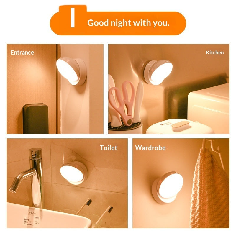Automatic Wireless Human Body Induction Lamp Rechargeable Battery Type 🇨🇳