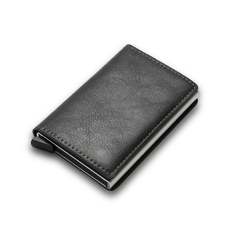 RFID Carbon Fiber Men's Wallet Aluminum Alloy 🇨🇳